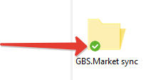 Папка, загружаемая на компьютер в яндекс диске для программы GBS.Market - автоматизация торговли